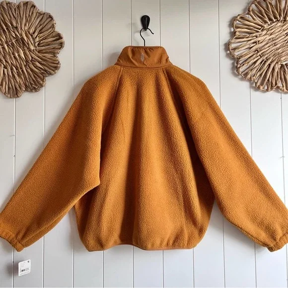 SOLD -D- Free People jacket orange fuzzy - Picture 13 of 16